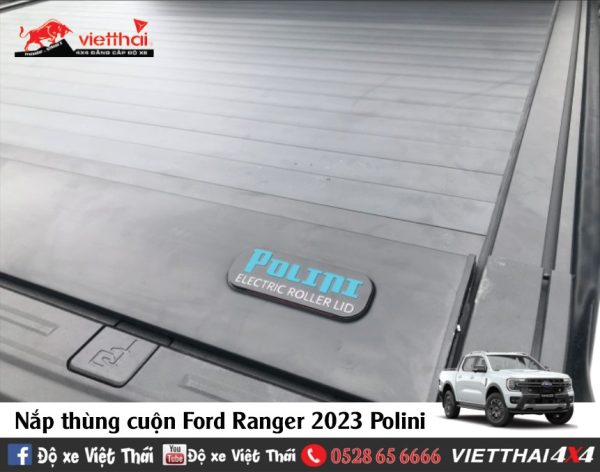 Nắp thùng cuộn Ford Ranger 2023 Polini