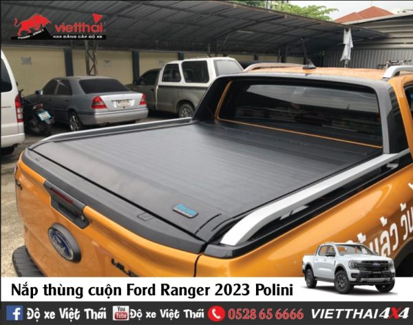 Nắp thùng cuộn Ford Ranger 2023 Polini